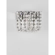 NovaLuce CELYSIA fali lámpa fém, kristály, króm, áttetsző, LED, 12W, 3500K, 804 Lm - NL-9019761
