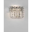 NovaLuce CELYSIA fali lámpa fém, kristály, króm, áttetsző, LED, 12W, 3500K, 804 Lm - NL-9019761