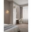 NovaLuce CELYSIA fali lámpa fém, kristály, arany, áttetsző, LED, 12W, 3500K, 804 Lm - NL-9019762