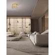 NovaLuce CELYSIA mennyezet lámpa fém, kristály, arany, LED, 34W, 3500K, 2358 Lm - NL-9019764