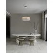 NovaLuce CELYSIA függeszték fém, kristály, szürke, áttetsző, LED, 47W, 3500K, 3682 Lm - NL-9019765
