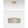 NovaLuce CELYSIA függeszték fém, kristály, arany, áttetsző, LED, 47W, 3500K, 3682 Lm - NL-9019766