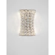 NovaLuce CELYSIA fali lámpa fém, kristály, króm, áttetsző, LED, 12W, 3500K, 720 Lm - NL-9019767