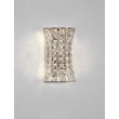 NovaLuce CELYSIA fali lámpa fém, kristály, króm, áttetsző, LED, 12W, 3500K, 720 Lm - NL-9019767