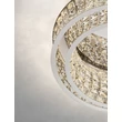NovaLuce CELYSIA mennyezet lámpa fém, kristály, króm, LED, 46W, 3500K, 3465 Lm - NL-9019769