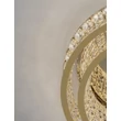 NovaLuce CELYSIA mennyezet lámpa fém, kristály, arany, LED, 46W, 3500K, 3465 Lm - NL-9019770