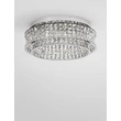 NovaLuce CELYSIA mennyezet lámpa fém, kristály, króm, LED, 56W, 3500K, 4120 Lm - NL-9019771