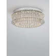 NovaLuce CELYSIA mennyezet lámpa fém, kristály, króm, LED, 56W, 3500K, 4120 Lm - NL-9019771
