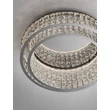 NovaLuce CELYSIA mennyezet lámpa fém, kristály, króm, LED, 56W, 3500K, 4120 Lm - NL-9019771