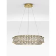NovaLuce CELYSIA függeszték fém, kristály, arany, áttetsző, LED, 74W, 3500K, 5920 Lm - NL-9019776