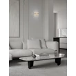 NovaLuce NUVIA fali lámpa fém, kristály, króm, áttetsző, LED, 12W, 3500K, 840 Lm - NL-9019779