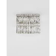 NovaLuce NUVIA fali lámpa fém, kristály, króm, áttetsző, LED, 12W, 3500K, 840 Lm - NL-9019779