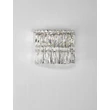 NovaLuce NUVIA fali lámpa fém, kristály, króm, áttetsző, LED, 12W, 3500K, 840 Lm - NL-9019779