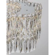 NovaLuce NUVIA függeszték fém, kristály, króm, áttetsző, LED, 34W, 3500K, 2040 Lm - NL-9019781