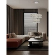 NovaLuce NUVIA függeszték fém, kristály, króm, áttetsző, LED, 56W, 3500K, 4119 Lm - NL-9019782