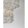 NovaLuce NUVIA függeszték fém, kristály, króm, áttetsző, LED, 56W, 3500K, 4119 Lm - NL-9019782