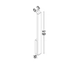 NovaLuce ISOS kültéri fali lámpa fém, barna, LED, 6W, 517lm, 3000K, IP65 - NL-9030102