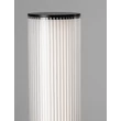 NovaLuce IMAN kültéri állólámpa fém, akril, fekete, áttetsző, LED, 25W, 3037lm, 3000K, IP65 - NL-9030107