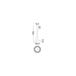 NovaLuce MANTLE függeszték fém, akril, fehér, LED, 22W, 1470lm, 3000K - NL-9030109