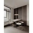 NovaLuce MANTLE függeszték fém, akril, fehér, LED, 22W, 1470lm, 3000K - NL-9030109