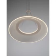 NovaLuce MANTLE függeszték fém, akril, fehér, LED, 22W, 1470lm, 3000K - NL-9030109