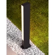 NovaLuce STOR kültéri állólámpa fém, akril, fekete, fehér, LED, 12W, 719lm, 3000K, IP65 - NL-9030111
