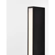 NovaLuce STOR kültéri állólámpa fém, akril, fekete, fehér, LED, 17W, 989lm, 3000K, IP65 - NL-9030112