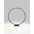 NovaLuce METRO kültéri állólámpa fém, fekete, LED, 10W, 883lm, 3000K, IP65 - NL-9030114