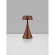 NovaLuce YCRO kültéri asztali lámpa fém, műanyag, barna, fehér, LED, 2W, 60lm, 3000K, IP54 - NL-9030140