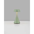NovaLuce YCRO kültéri asztali lámpa fém, műanyag, zöld, fehér, LED, 2W, 60lm, 3000K, IP54 - NL-9030141