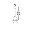 NovaLuce DALT kültéri asztali lámpa fém, zöld, LED, 1W, 60lm, 3000K, IP54 - NL-9030146