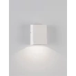 NovaLuce BOXY kültéri fali lámpa fém, üveg, fehér, LED, 3W, 157lm, 3000K, IP65 - NL-9030149