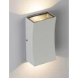 NovaLuce BOXY kültéri fali lámpa fém, üveg, fehér, LED, 6W, 312lm, 3000K, IP65 - NL-9030151