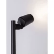 NovaLuce SPY kültéri állólámpa fém, üveg, fekete, áttetsző, GU10, IP65 - NL-9030156