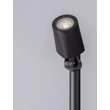NovaLuce SPY kültéri állólámpa fém, üveg, fekete, áttetsző, GU10, IP65 - NL-9030156