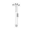 NovaLuce DIRA kültéri állólámpa fém, antracit, LED, 11W, 472lm, 3000K, IP65 - NL-9030161
