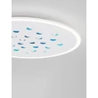 NovaLuce ASTRAEUS mennyezet lámpa fém, akrill, fehér, RGB-LED, 3000K, 40W, 3476lm - 9030651