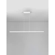 NovaLuce DEOS függeszték fém, fehér, LED, 27W, 2255lm, 3000K - NL-9030897