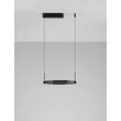 NovaLuce LUNETTE függeszték fém, fekete, LED, 28W, 1194lm, 3000K - NL-9030924