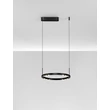 NovaLuce LUNETTE függeszték fém, fekete, LED, 28W, 1194lm, 3000K - NL-9030924