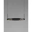 NovaLuce LUNETTE függeszték fém, fekete, LED, 28W, 1194lm, 3000K - NL-9030924