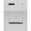 NovaLuce LUNETTE függeszték fém, fekete, LED, 34W, 1453lm, 3000K - NL-9030925