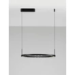 NovaLuce LUNETTE függeszték fém, fekete, LED, 34W, 1453lm, 3000K - NL-9030925