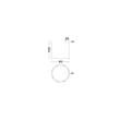 NovaLuce LUNETTE függeszték fém, fekete, LED, 46W, 1879lm, 3000K - NL-9030926