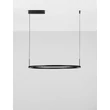 NovaLuce LUNETTE függeszték fém, fekete, LED, 46W, 1879lm, 3000K - NL-9030926