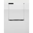 NovaLuce LUNETTE függeszték fém, fekete, LED, 46W, 1879lm, 3000K - NL-9030926