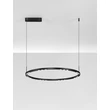 NovaLuce LUNETTE függeszték fém, fekete, LED, 46W, 1879lm, 3000K - NL-9030926