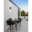NovaLuce NOCTA kültéri fali lámpa fém, üveg, antracit, LED, 9W, 547lm, 3000K, IP54 - NL-9030930