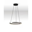 NovaLuce GREAMY függeszték fém, akril, fekete, áttetsző, LED, 21W, 3000K, 1365 Lm - NL-9030950
