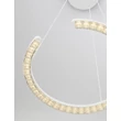 NovaLuce GREAMY függeszték fém, akril, fehér, áttetsző, LED, 21W, 3000K, 1365 Lm - NL-9030951